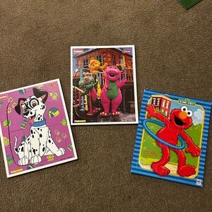 3 set kids puzzle